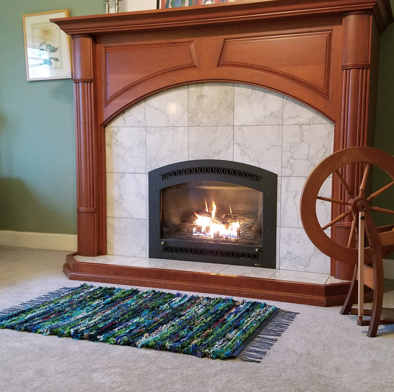 “This rug’s colors harmonize beautifully with our large, cherry mantle. And on cold days, there’s nothing better than to bury my toes in its warm, soft fabric.” -Erin T. 